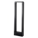 Arte Illumina Κολωνάκι Αλουμινίου 7W 162x57x400 IP65 3000K Μαύρο (145-20626)