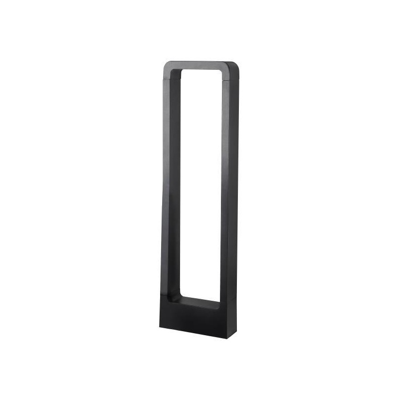 Arte Illumina Κολωνάκι Αλουμινίου 7W 162x57x400 IP65 3000K Μαύρο (145-20626)