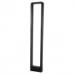 Arte Illumina Κολωνάκι Αλουμινίου 12W 162x57x600 IP65 3000K Μαύρο (145-20627)