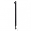 Arte Illumina Κολωνάκι Αλουμινίου 5W Φ55xH:800mm IP65 3000K Μαύρο (145-20650)