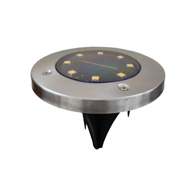 Arte Illumina Ηλιακό Φωτιστικό Κήπου ΚΑΡΦΩΤΟ Φ120x130mm 4000Κ (145-20817)