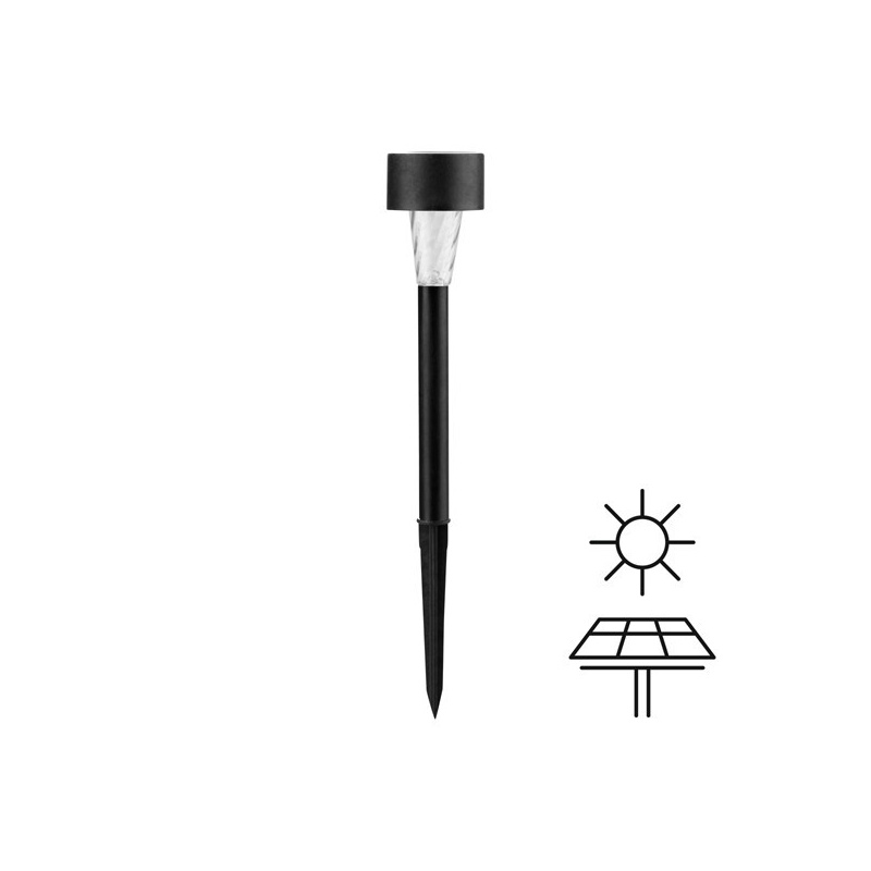 Arte Illumina Ηλιακό Φωτιστικό Κήπου Καρφωτό Φ47x310mm 4000Κ (145-20853)