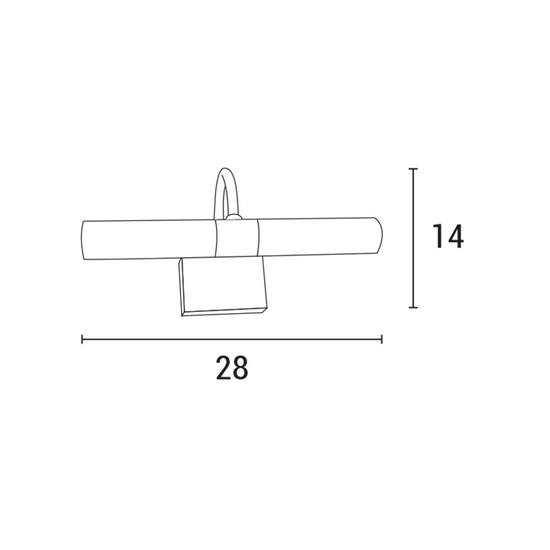 Arte Illumina Φωτιστικό Μπάνιου με ΒΡΑΧΙΟΝΑ 2xG9 ΜΑX 5W 280x135x140 ΣΑΤΙΝΕ OCEANO (145-21002)