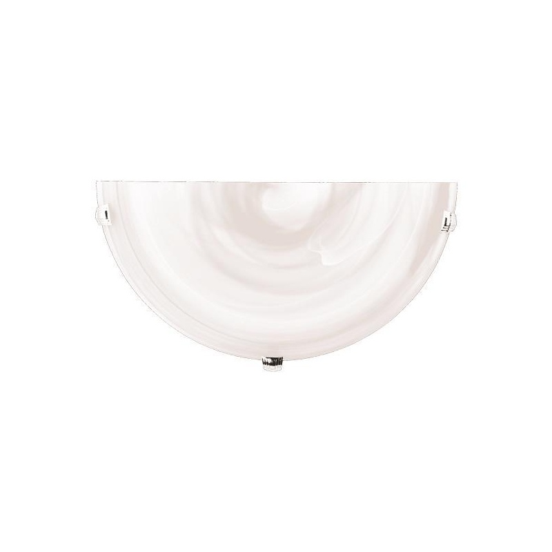 Arte Illumina Τοίχου Φ30 Ε27 Λευκό - Νίκελ ERIS (145-22410)