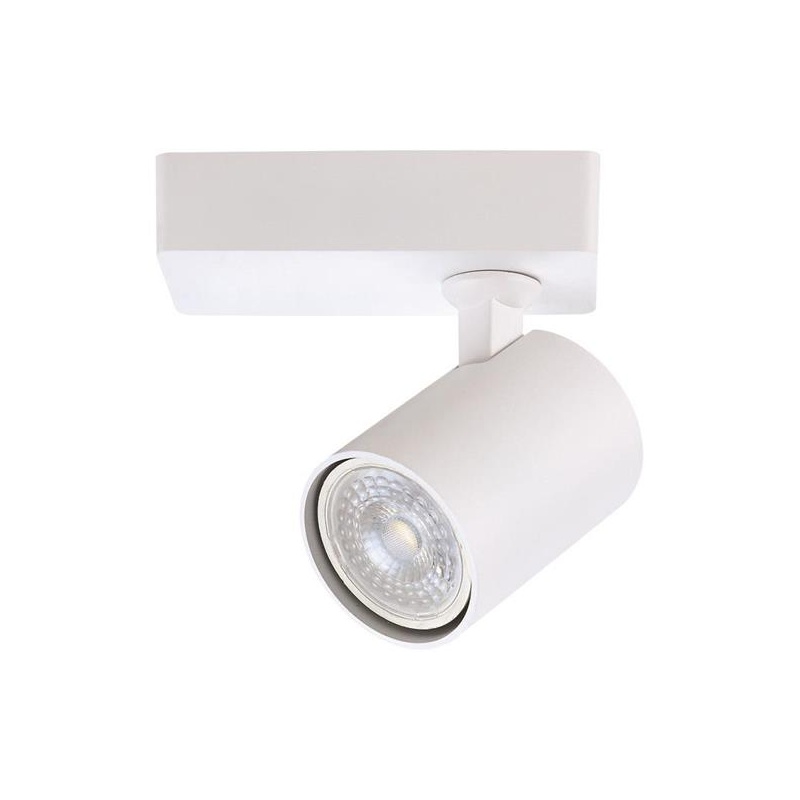 Arte Illumina Σποτ Τοίχου Μονό Στρογγυλό GU10 Φ60x120x135 Λευκό (145-25019)
