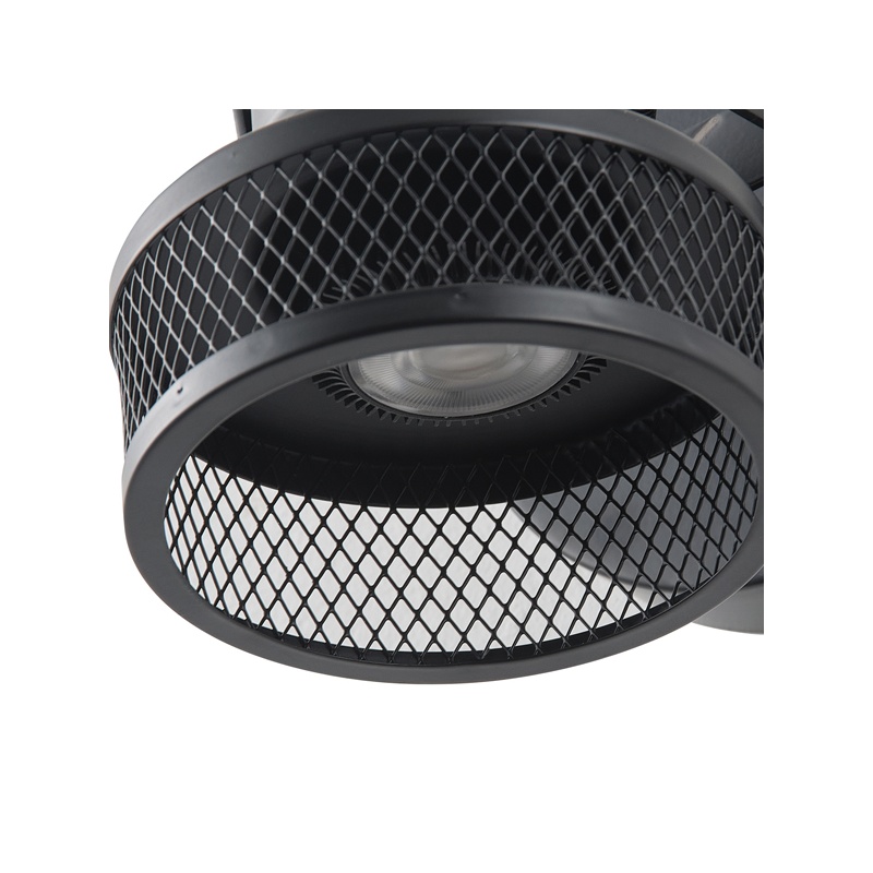 Arte Illumina Σποτ Οροφής με Δίχτυ GU10 165x100x152mm Μαύρο (145-25045)