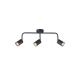 Arte Illumina Σποτ Μεταλλικό Τρίφωτο Μαύρο 3XGU10 Max 7W 500X90X230mm OLYMP (145-25224)