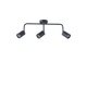 Arte Illumina Σποτ Μεταλλικό Τρίφωτο Μαύρο 3XGU10 Max 7W 500X90X230mm OLYMP (145-25224)