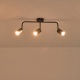 Arte Illumina Σποτ Μεταλλικό Τρίφωτο Μαύρο 3XGU10 Max 7W 500X90X230mm OLYMP (145-25224)