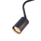 Arte Illumina Σποτ Μεταλλικό Τρίφωτο Μαύρο 3XGU10 Max 7W 500X90X230mm OLYMP (145-25224)