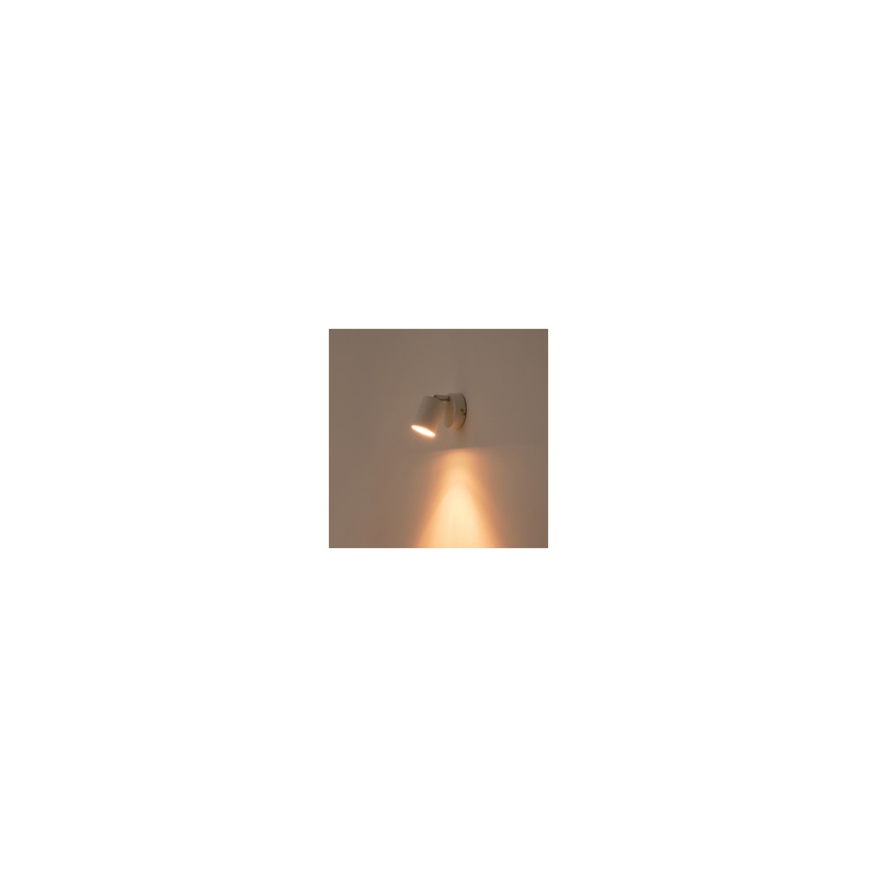 Arte Illumina Σποτ Μεταλλικό Λευκό 1xGU10 Max 7W 135x80x95mm OLYMP (145-25226)