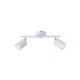 Arte Illumina Σποτ Μεταλλικό Δίφωτο Λευκό 2xGU10 Max 7W 300x80x155mm OLYMP (145-25227)