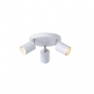 Arte Illumina Σποτ Μεταλλικό Τρίφωτο Λευκό 3xGU10 Max 7W Φ180x135mm OLYMP (145-25228)
