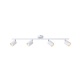 Arte Illumina Σποτ Μεταλλικό 4φωτο Λευκό 4xGU10 Max 7W 790x80x165mm OLYMP (145-25229)