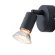 Arte Illumina Σποτ Κινητό Μεταλλικό Max 7W Μαύρο 1xGU10 D70xH105mm VORRAS (145-25235)