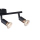Arte Illumina Σποτ Κινητό Τρίφωτο Μεταλλικό Max 7W Μαύρο 3xGU10 300x80x125mm VORRAS (145-25237)