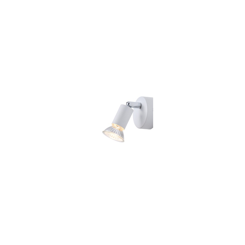 Arte Illumina Σποτ Κινητό Μεταλλικό Max 7W Λευκό 1xGU10 D70xH105mm VORRAS (145-25239)