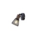 Arte Illumina Σποτ Μαύρο με Ξύλο και Δίχτυ 1xE14 D80xH125mm MESHY (145-25255)