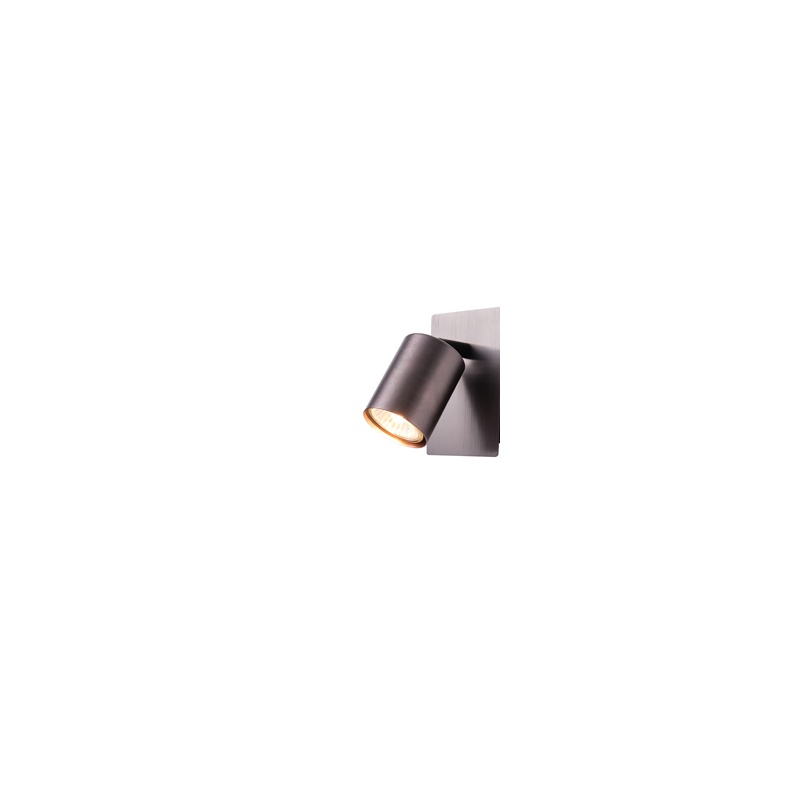Arte Illumina Σποτ Αλουμινίου Γκρι 1xGU10 120x80x120mm LUXY (145-25265)