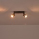 Arte Illumina Σποτ Αλουμινίου Γκρι Δίφωτο 2xGU10 250x80x120mm LUXY (145-25266)
