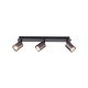 Arte Illumina Σποτ Αλουμινίου Γκρι Τρίφωτο 3xGU10 450x80x120mm LUXY (145-25267)