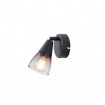Arte Illumina Σποτ Μεταλλικό με SMOKY Γυαλί 1XxE14 D80xH165mm CLASSY (145-25270)