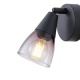 Arte Illumina Σποτ Μεταλλικό με SMOKY Γυαλί 1XxE14 D80xH165mm CLASSY (145-25270)