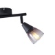 Arte Illumina Σποτ Μεταλλικό με SMOKY ΓΥΑΛ Δίφωτο 2xE14 220x80X165mm CLASSY (145-25271)
