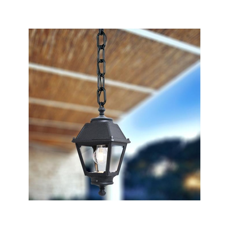 Fumagalli SICHEM MARY Κρεμαστό Φωτιστικό Τετράγωνο Μαύρο 180x780mm E27 (145-26036)