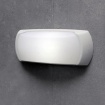 Fumagalli FRANCY-OP Απλίκα Τοίχου Up-Down Λευκή Οπάλ Ε27 300x130mm (145-26177)