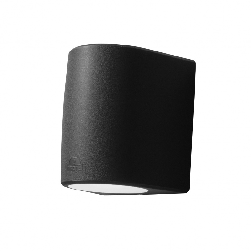 Fumagalli MARTA 160 2L Απλίκα Τοίχου UP & Down Μαύρη 2X10W 192X164mm (145-26276)