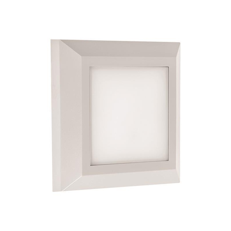 Arte Illumina  Φωτιστικό Τοίχου SLIM LED 3W IP65 230V 3000K 125x125mm Λευκό PRO (145-52004)