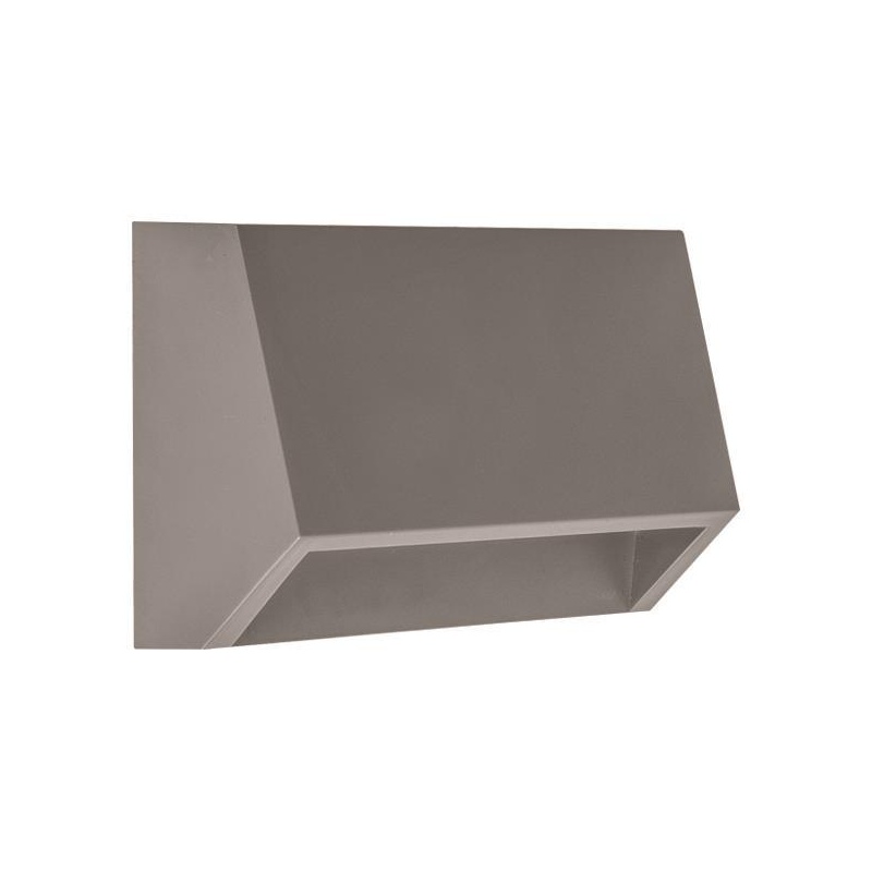 Arte Illumina  Φωτιστικό Τοίχου SLIM LED 3W IP65 230V 3000K 160x70mm Γκρι PRO (145-52012)
