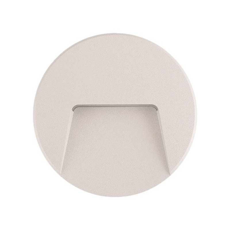 Arte Illumina Φωτιστικό Τοίχου SLIM LED 3W IP65 230V 3000K Φ135mm Λευκό PRO (145-52014)