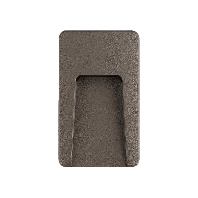 Arte Illumina Φωτιστικό Τοίχου SLIM LED 3W IP65 230V 3000K 90x150mm Γραφίτης PRO (145-52024)