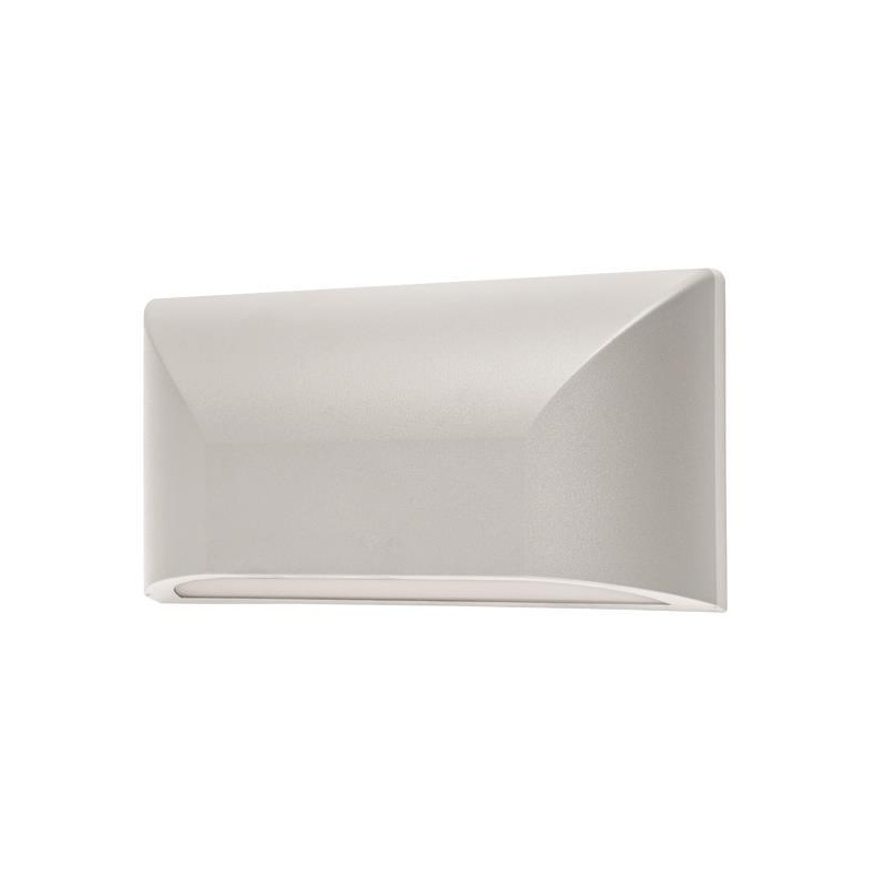 Arte Illumina Απλίκα Τοίχου LED SLIM 6W IP65 220-240V 3000K 220x51x113mm Λευκό PRO (145-52050)