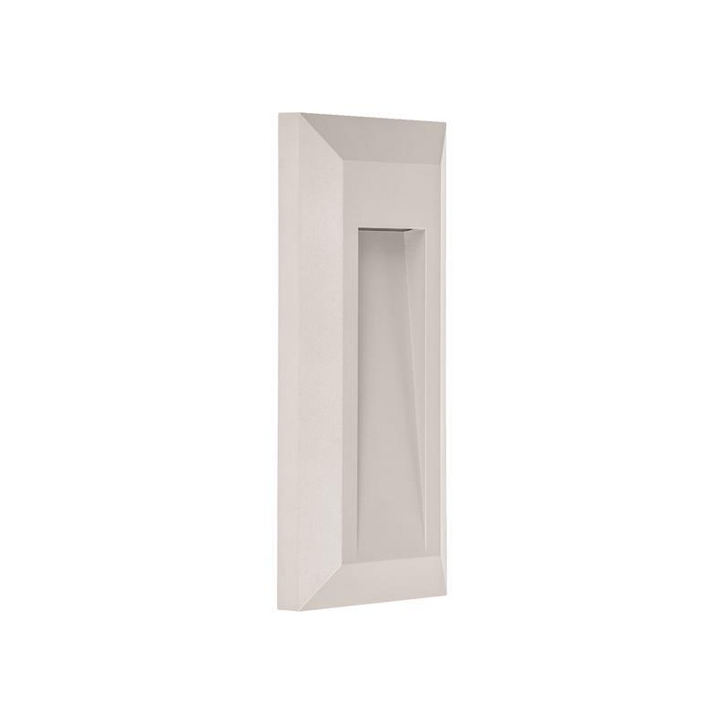 Arte Illumina  Απλίκα Τοίχου LED SLIM 1W IP65 220-240V 3000K 80x200x27mm Λευκό PRO (145-52058)