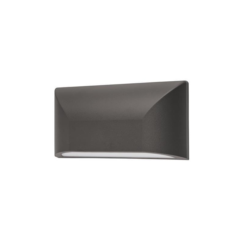 Arte Illumina Απλίκα Τοίχου LED SLIM 6W IP65 220-240V 4000K 220x51x113mm Γραφίτη PRO (145-52077)