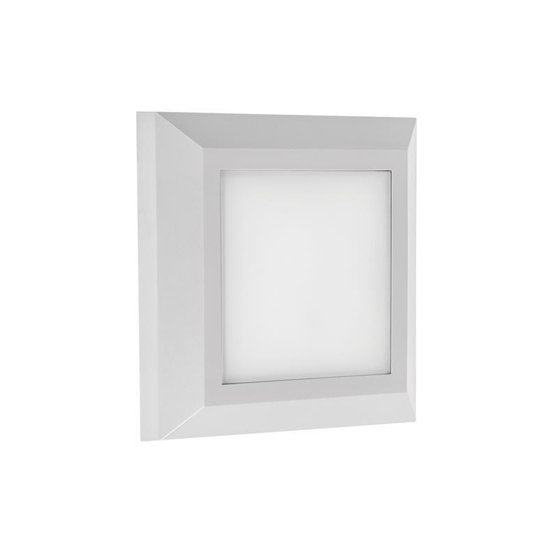 Arte Illumina Φωτιστικό Τοίχου SLIM LED 3W IP65 230V 3CCT 125x125mm Λευκό PRO (145-52084)