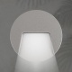 Arte Illumina Φωτιστικό Τοίχου SLIM LED 3W IP65 230V 4000K Ø135mm Γκρι PRO (145-52094)