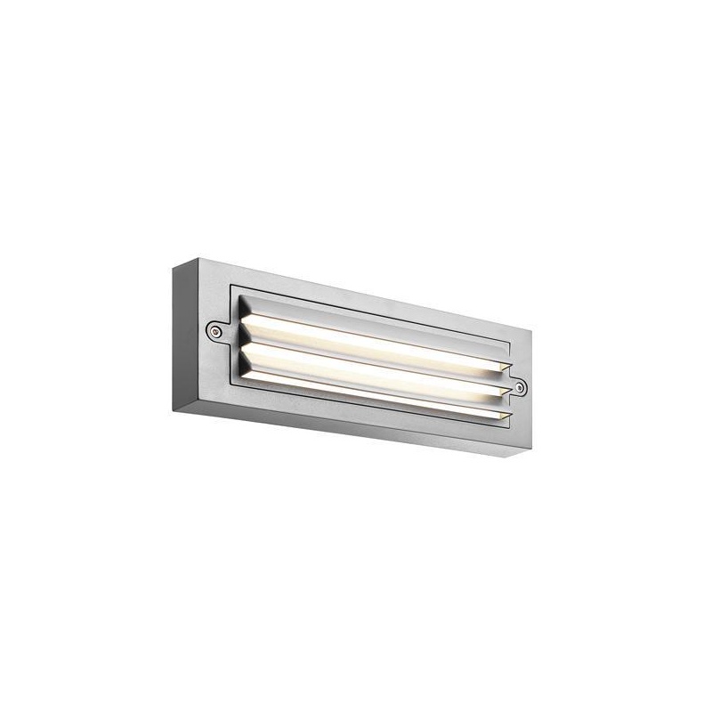 Arte Illumina Φωτιστικό Τοίχου με Γρίλιες LED 6W 255x42x90 3CCT IP65 Γκρι SENARIO (145-52110)
