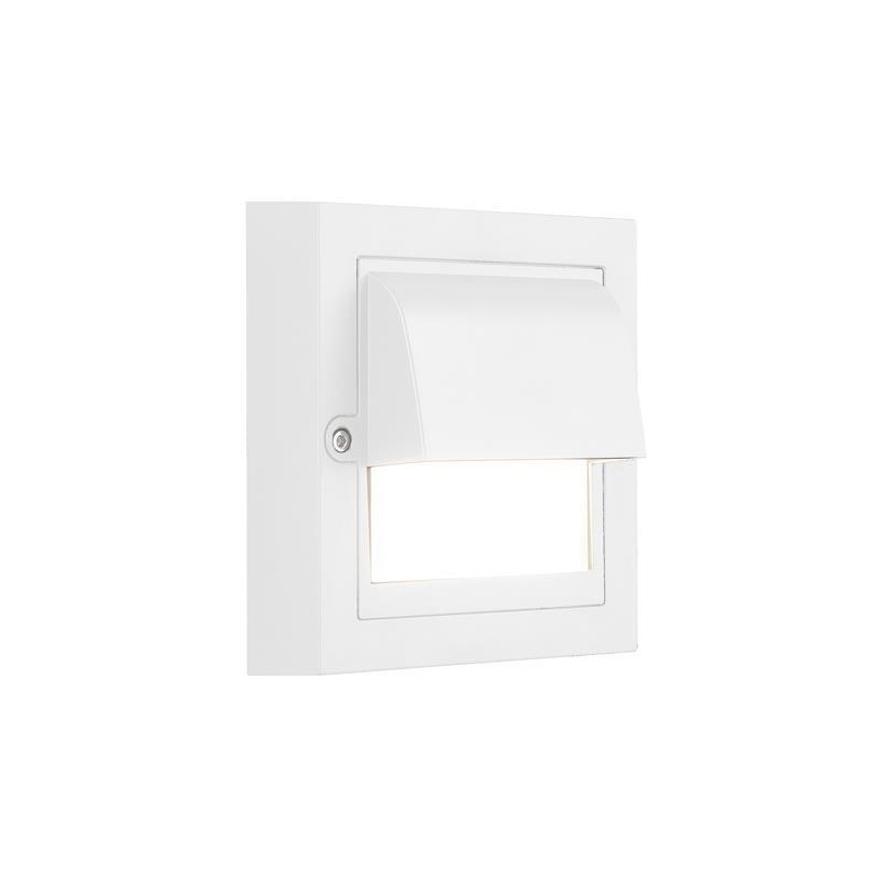 Arte Illumina Φωτιστικό Τοίχου LED 6W 135x135x55 3CCT IP65 Λευκό SENARIO (145-52124)