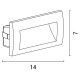 Arte Illumina Φωτιστικό Χωνευτό LED 3W IP54 220-240V 140x70x70mm Μαύρο PRO (145-52502)