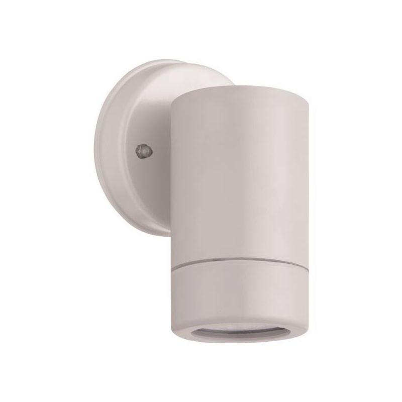Arte Illumina Απλίκα Τοίχου Down Στρογγυλή Πλαστική IP65 GU10 Λευκή  (145-82050)