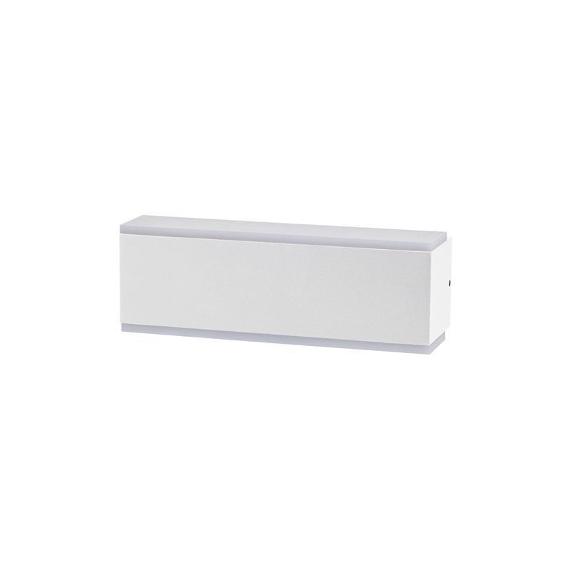 Arte Illumina Απλίκα Τοίχου Up-Down Τετράγωνη Αλουμινίου LED 10W Λευκή NIKITA  (145-82093)