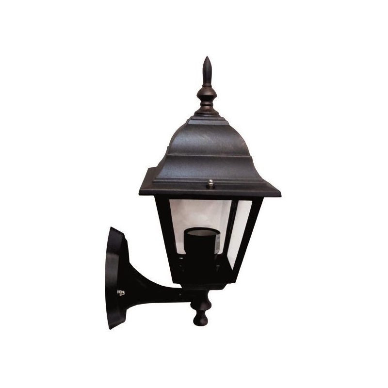 Arte Illumina Απλίκα Τοίχου Αλουμινίου Τετράγωνη Μπρονζέ E27  (154-55103)