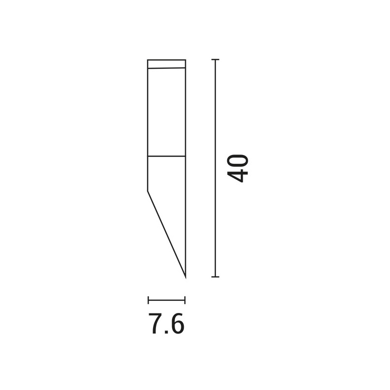Arte Illumina Απλίκα Inox Σειρά 40cm ΧΙΟΣ E27  (154-56020)