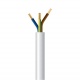Καλώδιο Εύκαμπτο H05VV-F 3x1,5mm² Λευκό 1m