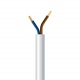 Καλώδιο Εύκαμπτο H05VV-F 2x0,75mm² Λευκό 1m