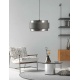 Arkolight Φωτιστικό Μονόφωτο Αμπαζούρ Διπλό Ε27 Φ40 (Ρ424-41-40)